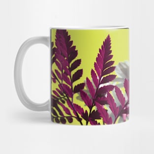 Pink and Yellow Flora Pattern Mug